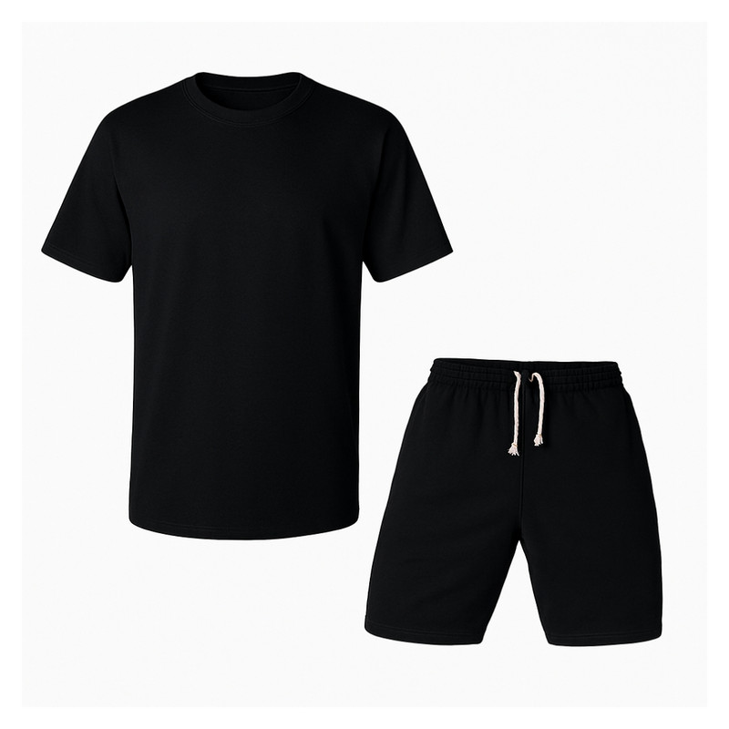 ست تی‌شرت آستین کوتاه و شلوارک ورزشی مردانه مدل Xp123