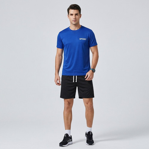 ست تیشرت شلوارک ورزشی مردانه اولسون مدل sports
